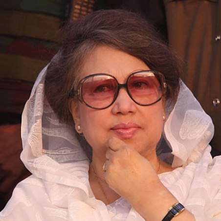 Wife of slain President Ziaur Rahman, former Prime Minister, Nationalist Party leader and Islamist ally.